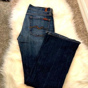 7 for all Mankind ombré bootcut jeans